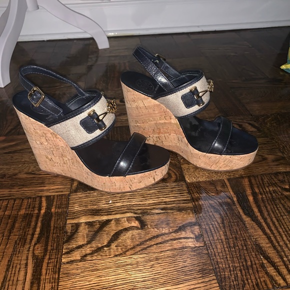 Tory Burch cork wedges - Picture 2 of 4